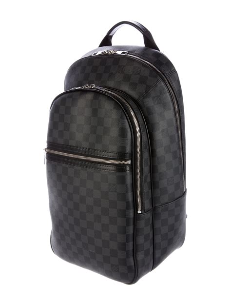 louis vuitton michael nm damier graphite backpack|louis vuitton canvas backpack.